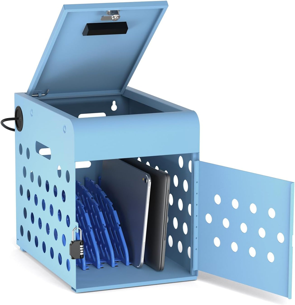 POCHAR 8-Unit Charging Cabinet for Chromebooks & Tablets Up to 14" S...