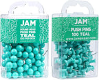 JAM PAPER Colorful Push Pins - Image 2