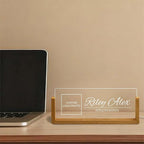 Custom Light Up Office Name Plate, Personalized Desk Sign - Image 6