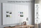 G Gamit Large Felt Wall Tiles Bulletin Board 59”x36”, Large Cork Board - Image 5