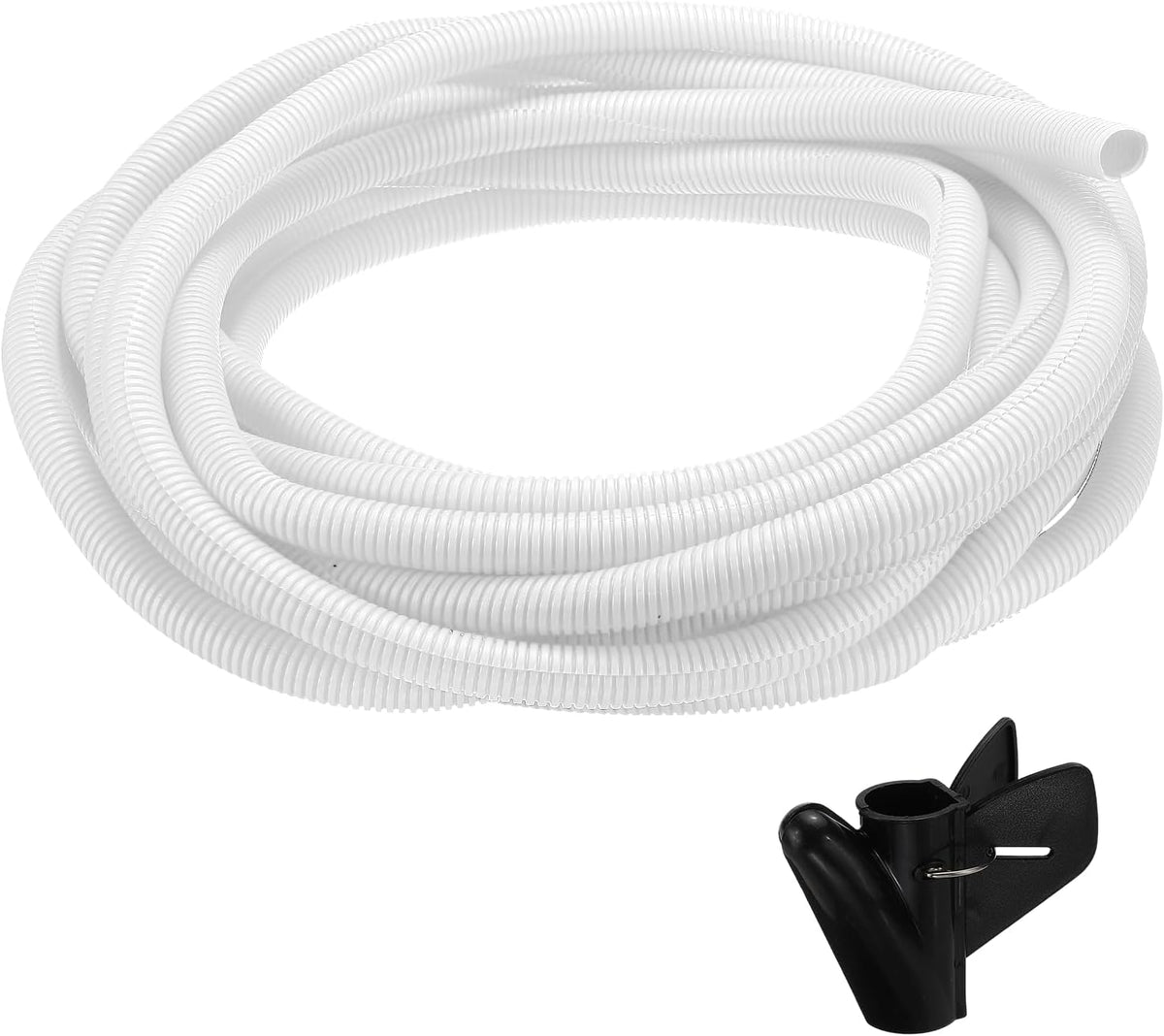 MECCANIXITY Split Wire Loom Tubing 3/4"(20mm) ID 50FT(15m) with Installa...