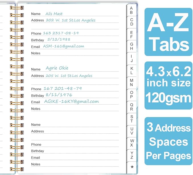 Address Book with Alphabetical Tabs - Image 3