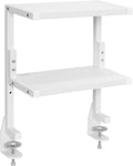 VIVO Clamp-on 13 inch Above or Below Desk 2-Tier Shelving Unit