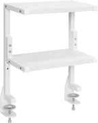 VIVO Clamp-on 13 inch Above or Below Desk 2-Tier Shelving Unit by VIVO