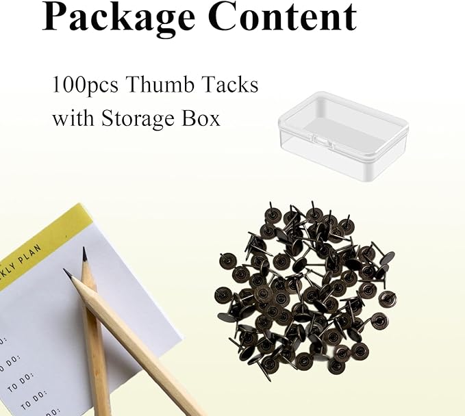Galdexi 100pcs Upholstery Thumb Tacks - Image 3