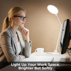 LED Desk Lamp for Home Office, Eye-Caring Desk Light for Video Call, Dimmable 3 - Image 2