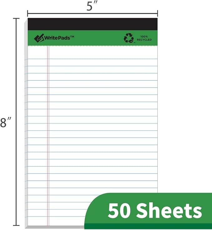 KAISA Legal Pad Writing Pads, 56GSM Paper Notepads - Image 4