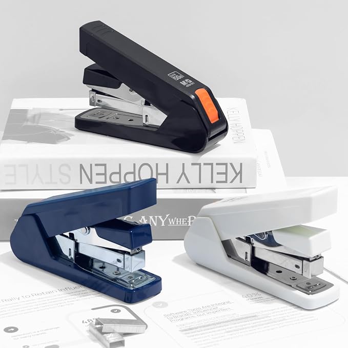 M&G Effortless Stapler 50 Sheet Capacity One-Touch Stapling, Heavy Duty Desktop - Image 2