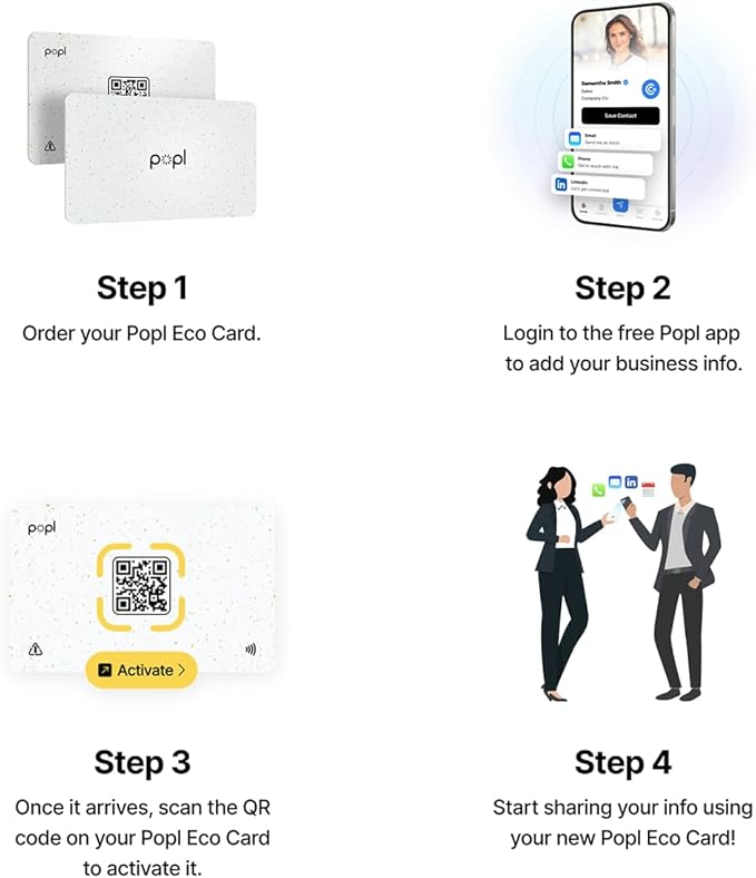 Popl Smart NFC Business Card - Image 6
