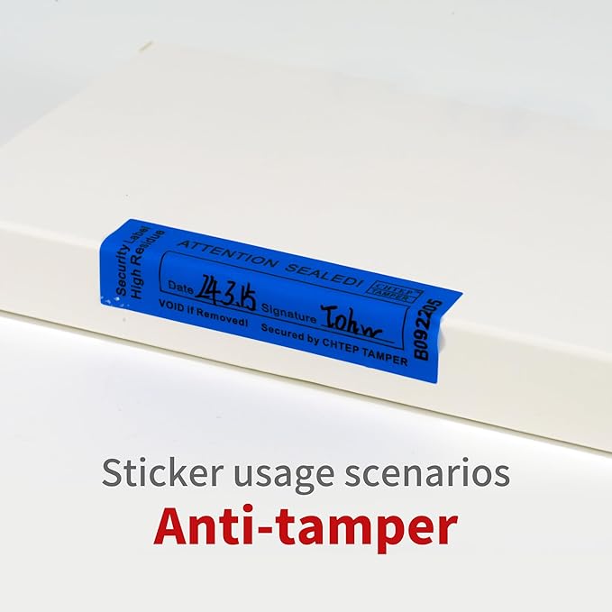 ChtepTamper 100 Pieces Total Transfer Tamper-Evident Stickers Security Labels - Image 5