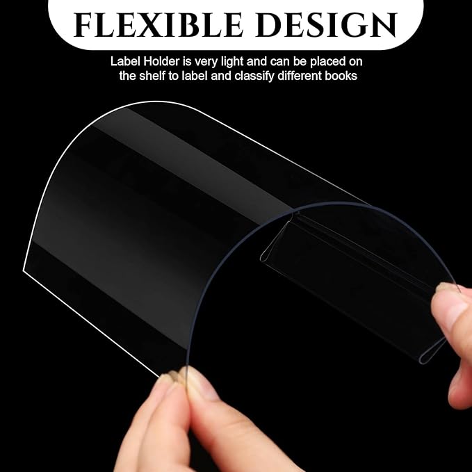 Containlol 60 Sets Moveable Shelf Label Display Holders - Image 4