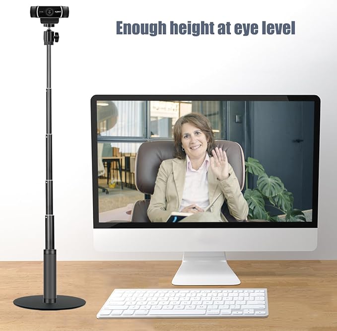 JCWINY Webcam Stand, 28 Inch Web Cam Stand - Image 2