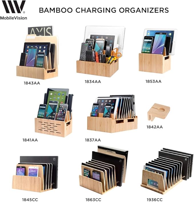 MobileVision Bamboo Multi Device Inclined Organizer - Image 6