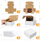 Eupako 6x4x3 Shipping Boxes Small Corrugated Cardboard Box - Image 3