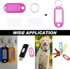 Key Tags, Key Labels, 10 Pack Plastic Key Tags - Image 5
