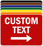 Custom Arrow, Custom Directional Sign, Right Arrow, 36x48 Inches, Rust Free by MySignCenter