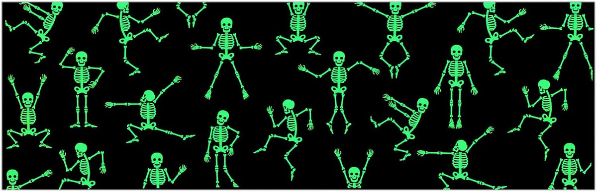 ASPMIZ Halloween Runner Rug, Glow-in-the-Dark Rug Runner Non Slip, Black Rugs...