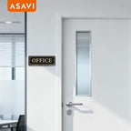 ASAVI “OFFICE” Acrylic Door Sign – Waterproof & Fade-Resistant Office Label - Image 7
