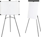 Amazon Basics High Boardroom Black Aluminum Flipchart Whiteboard and Display - Image 4
