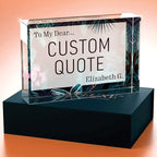 Custom Acrylic Sign Personalized, Custom Desk Name Plate, 18 Styles, - Image 3
