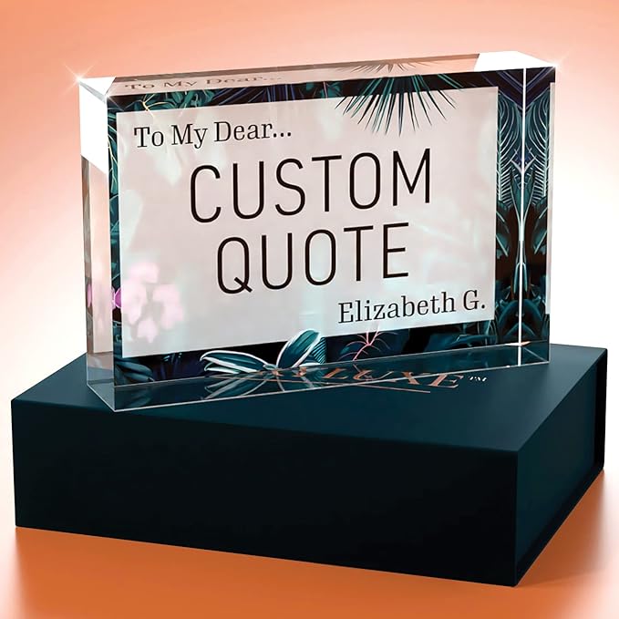 Custom Acrylic Sign Personalized, Custom Desk Name Plate, 18 Styles, - Image 3