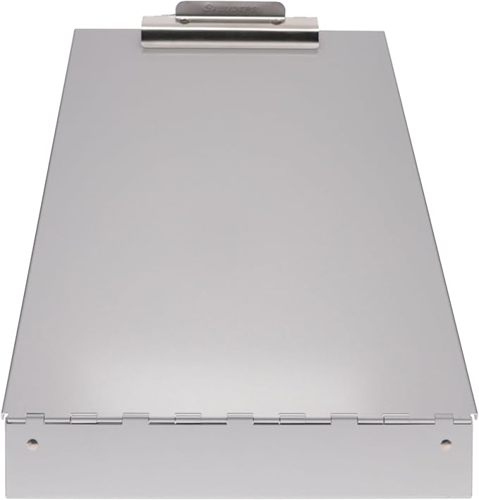 Saunders Metal Clipboard with Storage, Letter Size Paper Organizer, Steel Clip - Image 9