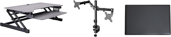 Rocelco 37.5" Height Adjustable Standing Desk Converter by Rocelco