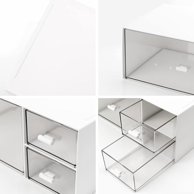 Desk Organizer Stackable Storage Drawers - Image 6