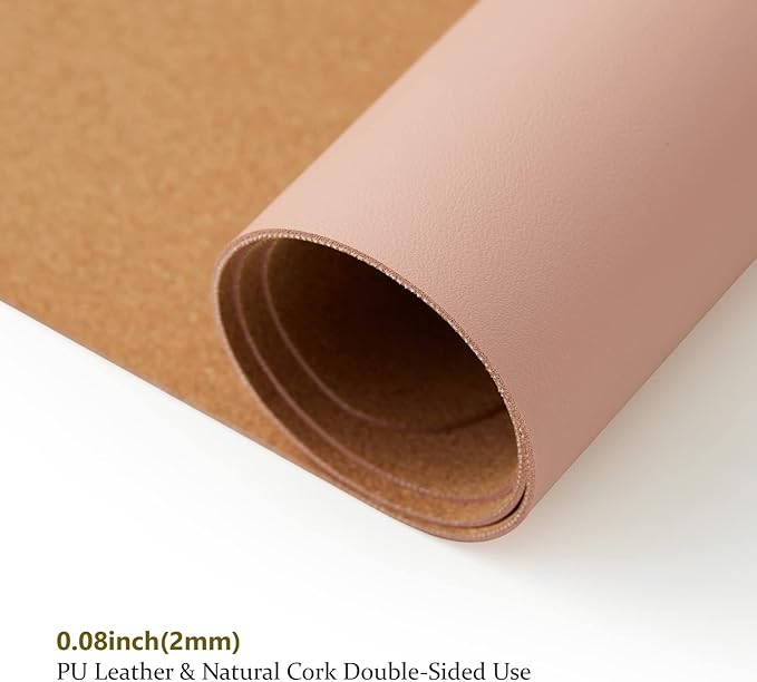 Cork Desk Mat - Small Dual-Sided Desk Pad - Image 3
