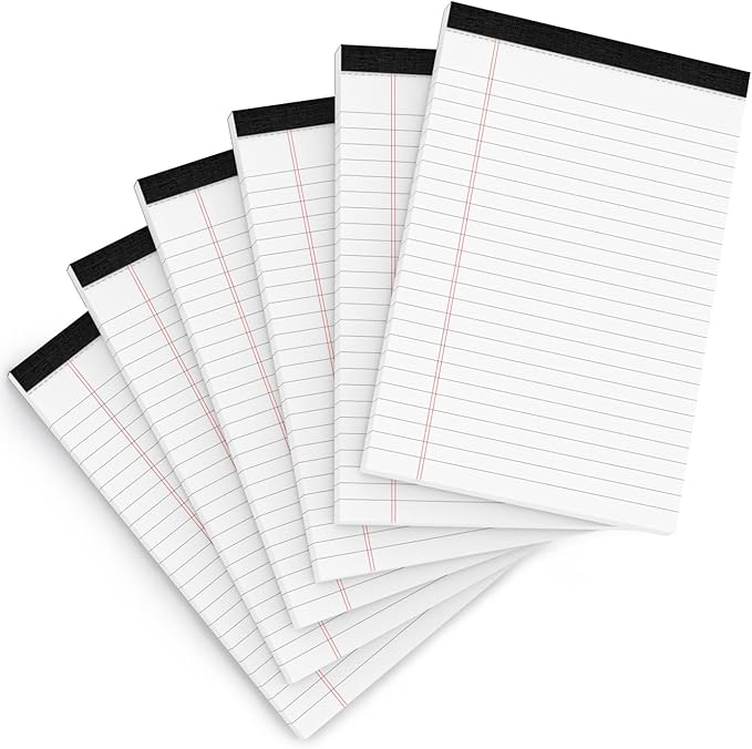 Legal Pads 5x8 Inch Writing Pads by Aidunmis