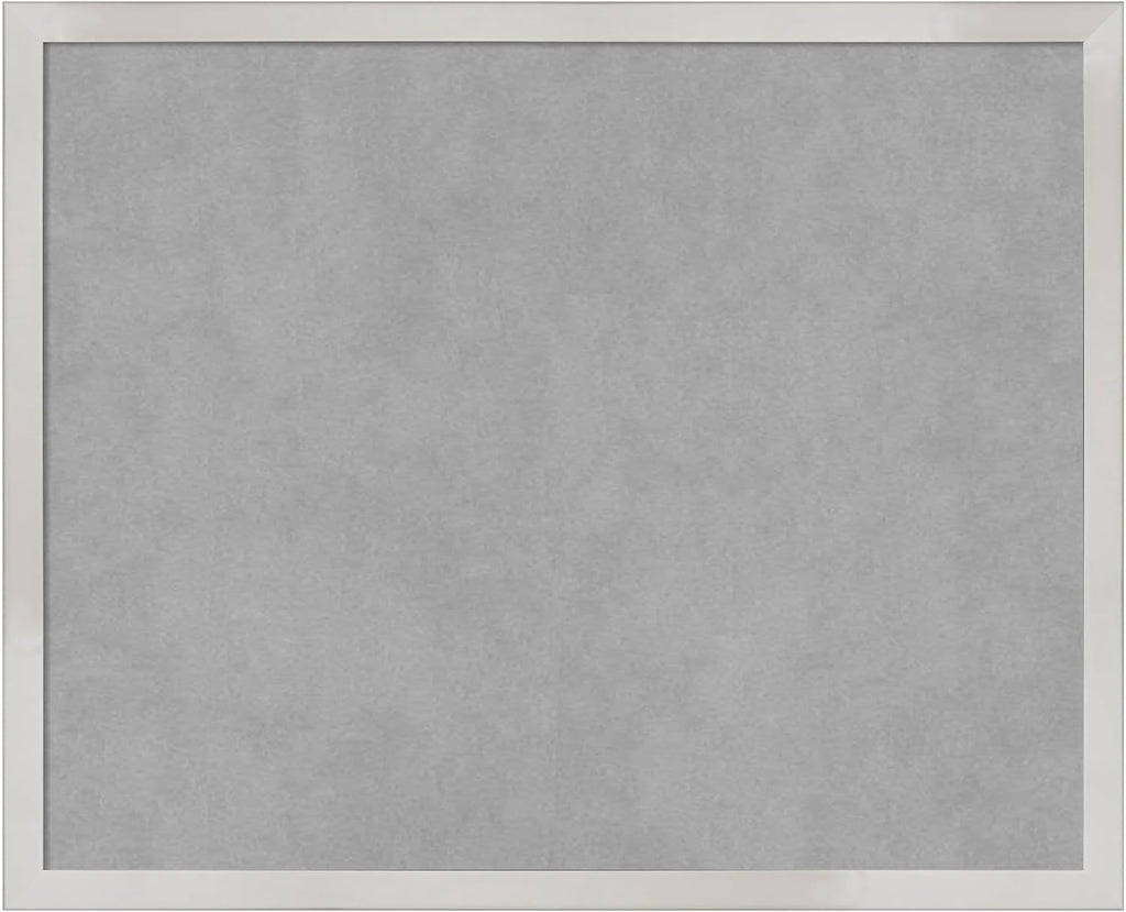 Amanti Art Silver Framed Magnetic Board 17x21 Small Vision Board