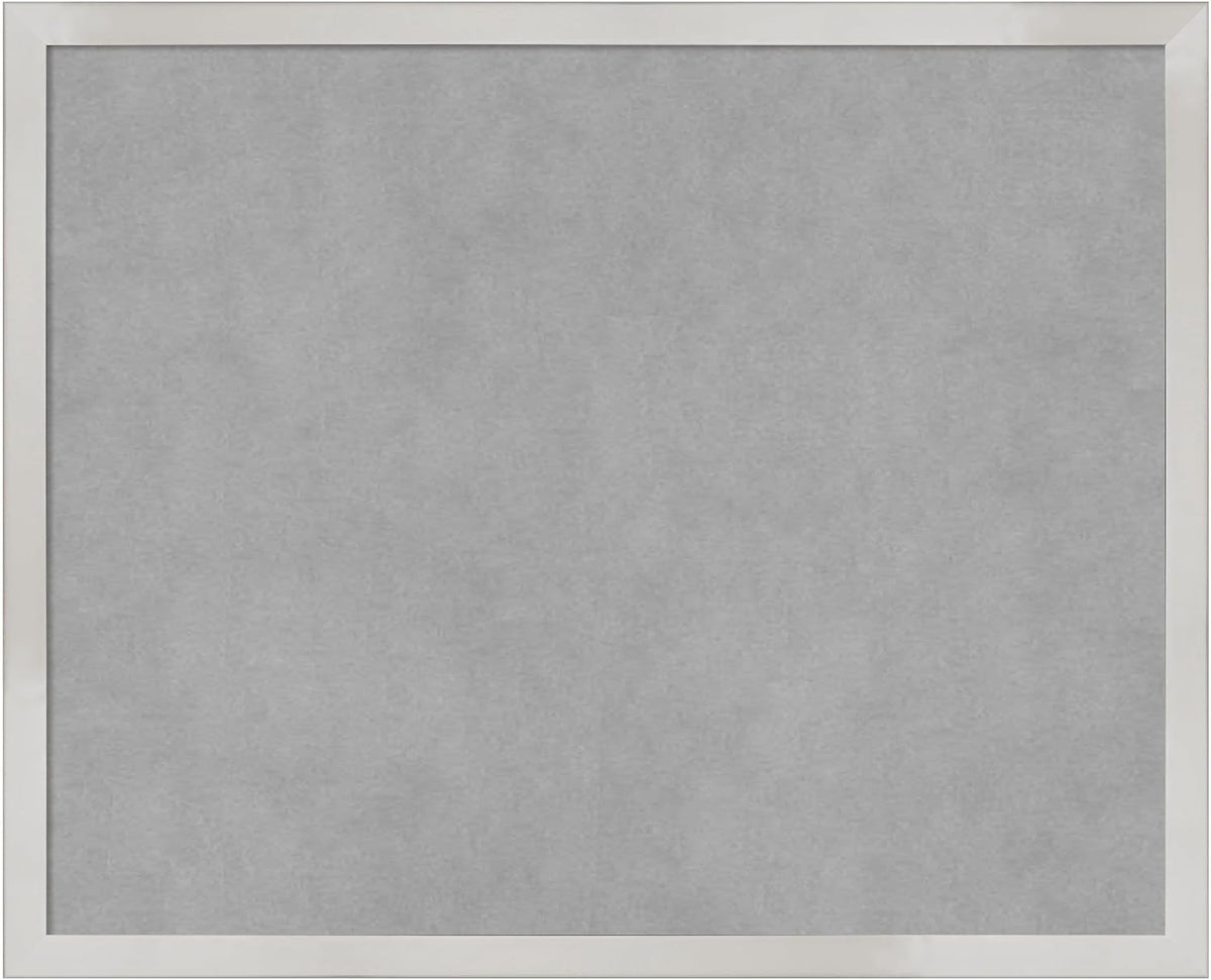 Amanti Art Silver Framed Magnetic Board 17x21 Small Vision Board