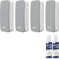 loukin 4 Pack Magnetic Dry Erase Eraser, Glass Board Remover, 3.4 fl oz by LOUKIN