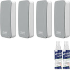 loukin 4 Pack Magnetic Dry Erase Eraser, Glass Board Remover, 3.4 fl oz by LOUKIN