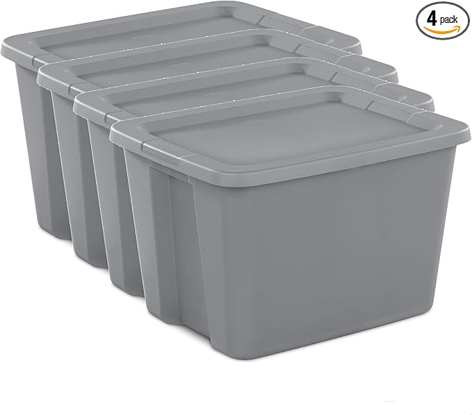 18 Gallon Plastic Storage Bin by Unknown