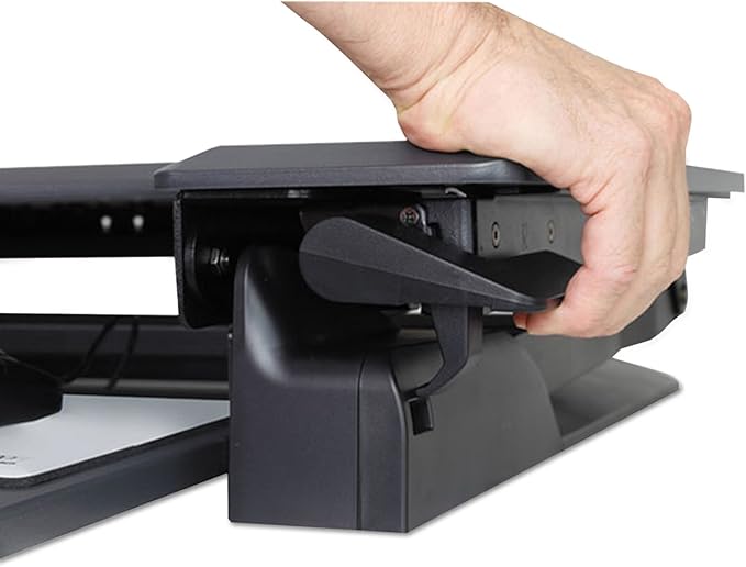 Ergotron – USA Assembled WorkFit-TL Standing Desk Converter, Dual Monitor Sit - Image 4