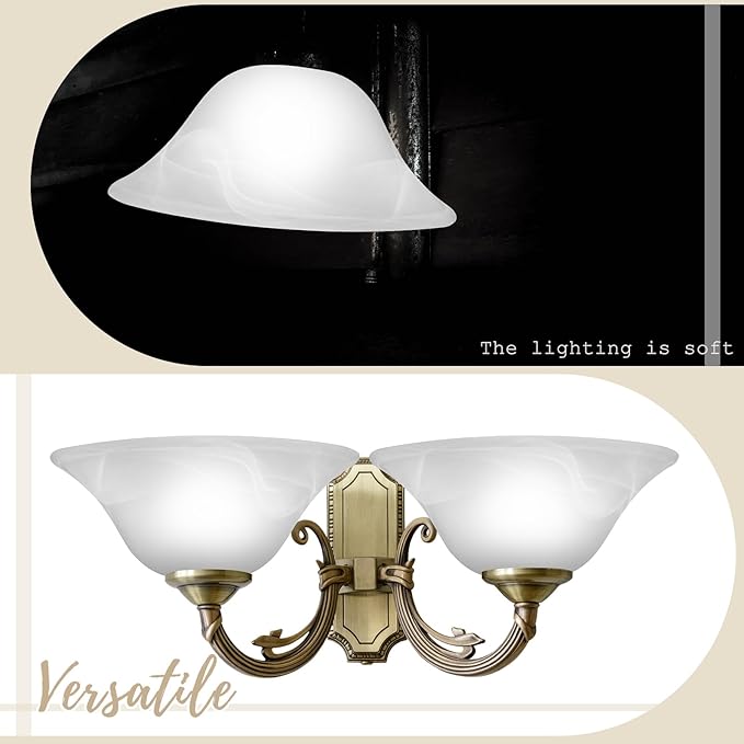 Huquary Lamp Glass Shades for Floor Lamp Elegant Cover Light Fixture Shade - Image 3