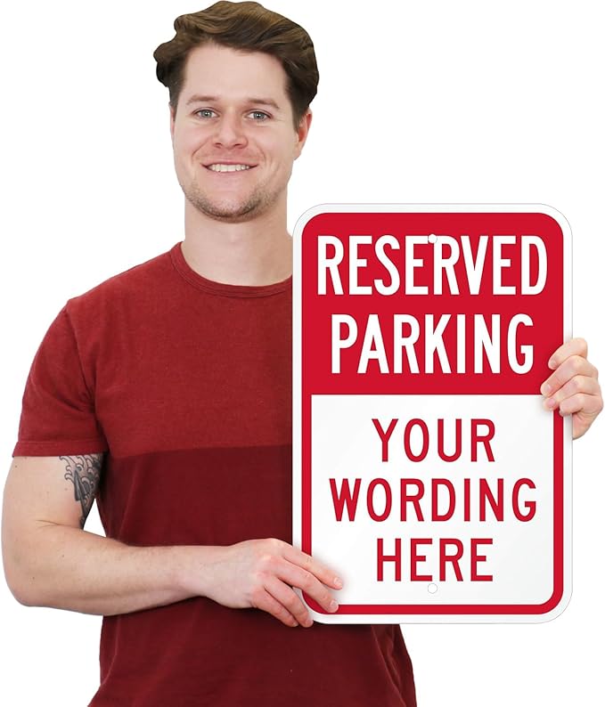 SmartSign Custom Reserved Parking Sign - Image 9