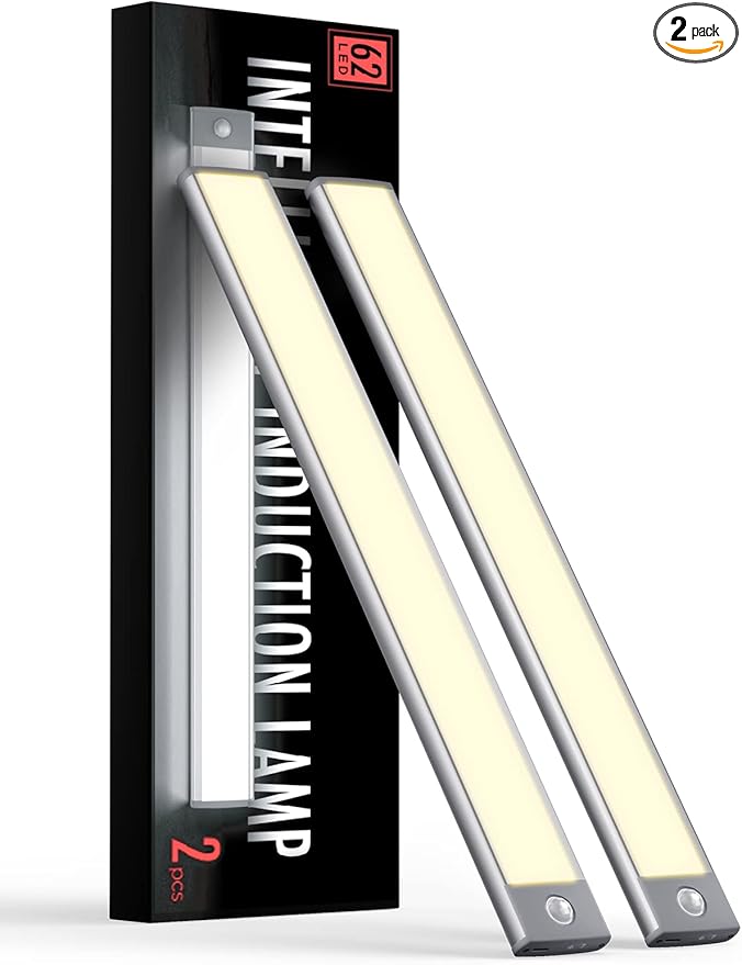Under Cabinet Lights, Rechargeable Battery Operated Lighting, Wireless Motion by YIGER