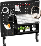 PEGZONE Clamp-on Desk Pegboard, Desk Organizer by Pegzone