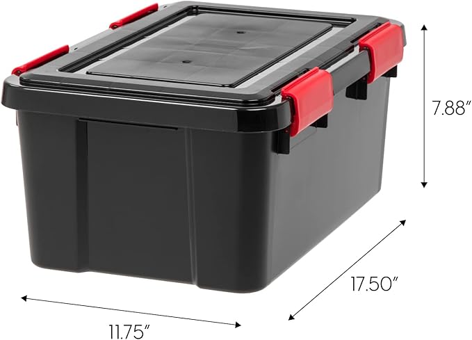 IRIS USA WeatherPro 19 Qt Storage Bins - Image 2