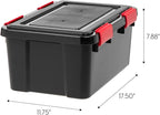 IRIS USA WeatherPro 19 Qt Storage Bins - Image 2