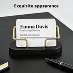 Zornaveli Marble Business Card Holder, 2 Pack Modern Business Card Display Stand - Image 3
