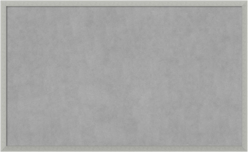 Amanti Art Silver Framed Magnetic Board 26x42 Large Vision Board