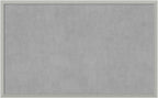 Amanti Art Silver Framed Magnetic Board 26x42 Large Vision Board
