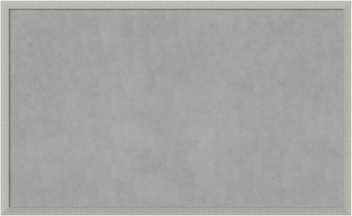 Amanti Art Silver Framed Magnetic Board 26x42 Large Vision Board