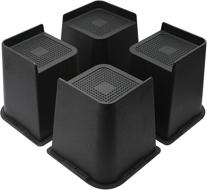 MXMZHXU Bed Risers 2 inch, 3 inch, 4 inch, 6 inch or 8 inch Heavy Duty by MXMZHXU