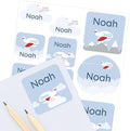 Large Name Labels for Kids by Teddylabels
