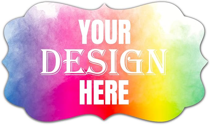Custom 100-500 Stickers with Logo & Text, Business & Thank You Labels by LAUKIYE