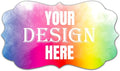 Custom 100-500 Stickers with Logo & Text, Business & Thank You Labels by LAUKIYE